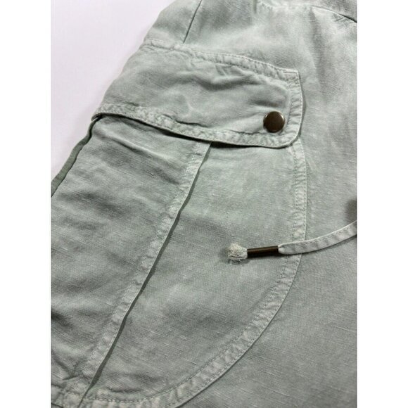 YFB Young Fabulous Broke Kennedy Strapless Jumpsuit Mint Green Small Linen Blend - Picture 10 of 15